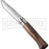 Opinel Knives No. 8 Walnut Traditional Folding Knife - Stainless Steel Plain -Knivesand Tools Shop opinel po00648 cm large