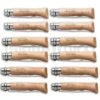 Opinel Knives No. 6, 7 & 8 Stainless Steel Folding Knife Set - 12 Piece