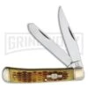 Rough Rider Caballo Trapper Amber Jigged Bone Pocket Knife 2 Rough Rider Caballo Trapper Amber Jigged Bone Pocket Knife -Knivesand Tools Shop rough rider caballo trapper amber jigged bone BP 26488 jr large