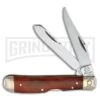 Rough Rider Black Cherry Mini Trapper Smooth Red Bone Pocket Knife -Knivesand Tools Shop rough rider mini trapper black cherry red bone BP 25851 jr large