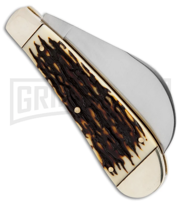 Uncle Henry Pruner Staglon Pocket Knife Uncle Henry Pruner Staglon Pocket Knife -Knivesand Tools Shop schrade 16uh uncle henry pruner folder side large