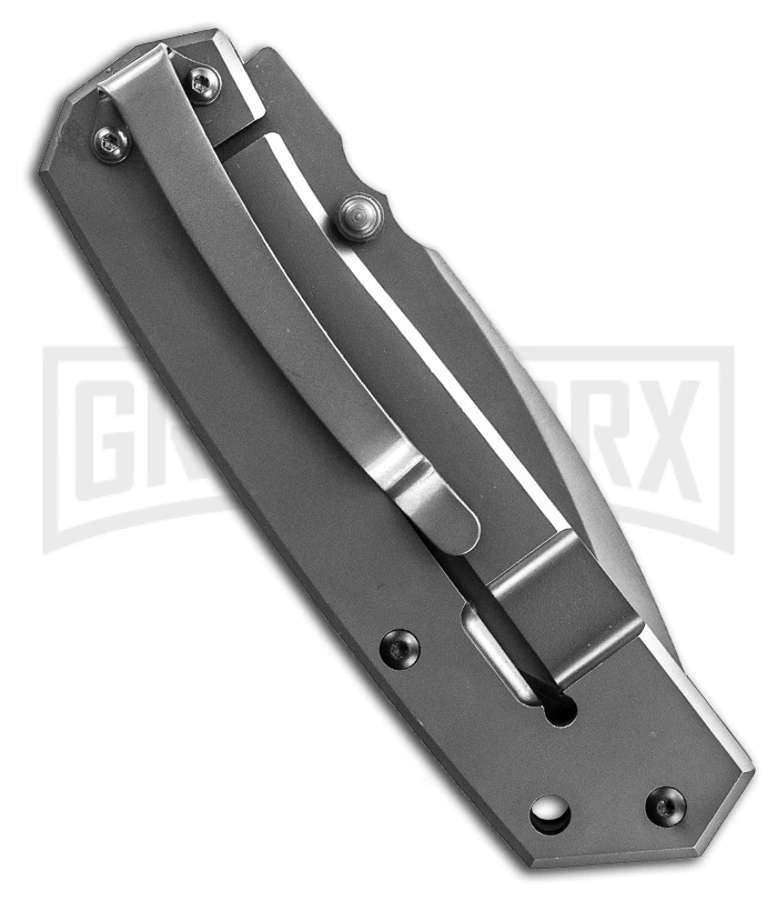 Schrade SCH303 Tactical Drop Point Folding Knife - Gray Plain Schrade SCH303 Tactical Drop Point Folding Knife - Gray Plain -Knivesand Tools Shop schrade frame sch304 back large 2