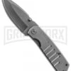 Schrade SCH304 Tactical Drop Point Folding Knife - Gray Plain 2 Schrade SCH304 Tactical Drop Point Folding Knife - Gray Plain -Knivesand Tools Shop schrade frame sch304 large