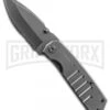 Schrade SCH304S Tactical Drop Point Folding Knife - Gray Serr 2 Schrade SCH304S Tactical Drop Point Folding Knife - Gray Serr -Knivesand Tools Shop schrade frame serr sch304s large