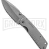 Schrade SCH303M Mini Tactical Drop Point Folding Knife - Gray Plain 1 Schrade SCH303M Mini Tactical Drop Point Folding Knife - Gray Plain -Knivesand Tools Shop schrade sch303m large