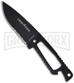 Schrade Extreme Survival SCHF5SN Neck Knife - Black Serr