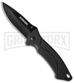 Schrade Fixed Blade/Folding Knife Gift Pack - Black -Knivesand Tools Shop schrade two folder cm large
