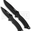 Schrade Fixed Blade/Folding Knife Gift Pack - Black