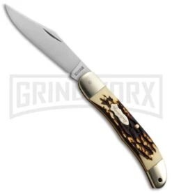Schrade Uncle Henry Tradesman Staglon Pocket Knife
