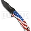 Smith & Wesson America's Heroes U.S. Flag Folding Knife - Black -Knivesand Tools Shop smith and wesson americas heroes ll us flag black BHQ 89447 jr large