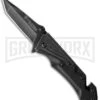Smith & Wesson Extreme Ops CK405 Black Folding Knife - Tanto Black Plain -Knivesand Tools Shop smith and wesson ck405 jm large