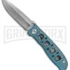 Smith & Wesson Extreme Ops CK105BL Blue Folding Knife - Satin Plain -Knivesand Tools Shop smith wesson ck105bl large