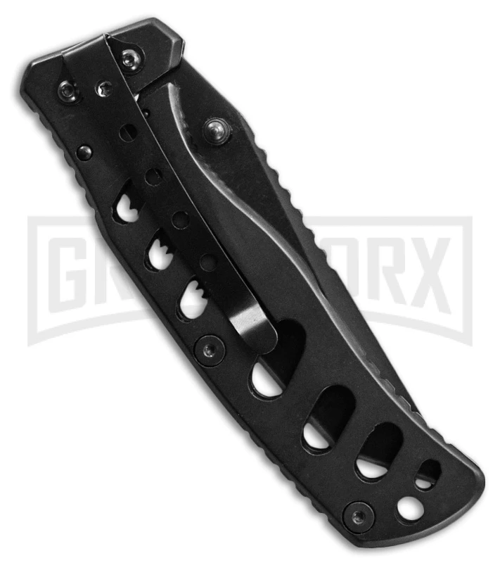 Smith & Wesson Extreme OPS Tanto Folder Knife CK10HBS (Serr) Smith & Wesson Extreme OPS Tanto Folder Knife CK10HBS (Serr) -Knivesand Tools Shop smith wesson ck10hbs back large