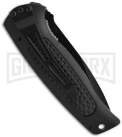 Smith & Wesson Mini SWAT Manual Folding Knife - Black Serr -Knivesand Tools Shop smith wesson sw3001b tactical serr swat back large