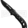 Smith & Wesson Oasis Folder Knife Titanium Coated SW423BS (Serr) -Knivesand Tools Shop smith wesson sw423bs large