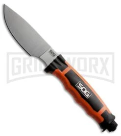 SOG Knives Bladelight Hunt Orange Fixed Blade Knife - Satin Plain