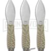 SOG Fling Throwing Knives Polished W/ Nylon Sheath - Set Of 3 -Knivesand Tools Shop sog fling fx41n cp fixed large