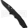 SOG Salute Mini Folding Knife - Black Plain -Knivesand Tools Shop sog salute mini black ff1101 cf jm large