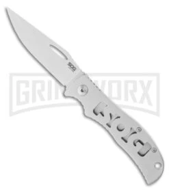 SOG SlipTron Pocket Knife STR01 (3" Plain)