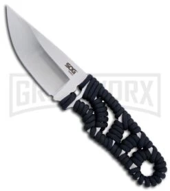 SOG Knife Tangle Fixed Blade Knife - Satin Plain