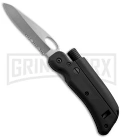 Tool Logic Folding Knife Magnesium Fire Rod & Whistle SL3 - Satin Serr
