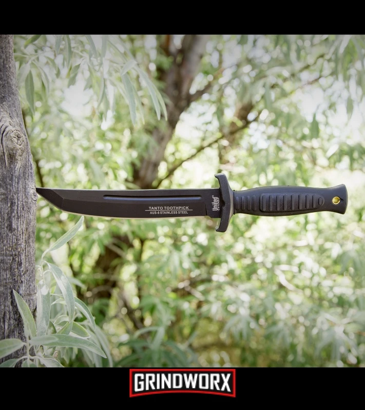 United Cutlery Black Combat Commander Tanto Knife - Black Plain United Cutlery Black Combat Commander Tanto Knife - Black Plain -Knivesand Tools Shop unitec cutlery COMBAT COMMANDER TANTO UC3028 BP 17192 dl large