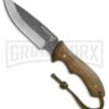 United Cutlery Bushmaster Primitive Brown Wood Fixed Blade Knife - Two-Tone