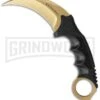 United Cutlery Honshu Ninja Karambit Knife - Gold Plain 2 United Cutlery Honshu Ninja Karambit Knife - Gold Plain -Knivesand Tools Shop united cutlery honshu kerambit uc3131 cm large