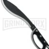 United Cutlery 21" Colombian Sawback Kukri Machete - Black Plain