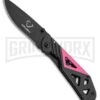 Utica Cutlery Crush Air Black/Pink Aluminum Manual Folding Knife - Black Plain