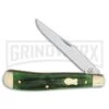 Utica Cutlery Sheriff Slimline Trapper Green Jigged Bone Pocket Knife -Knivesand Tools Shop utica cutlery sherriff slimline trapper green jigged bone BP 29902 jr large